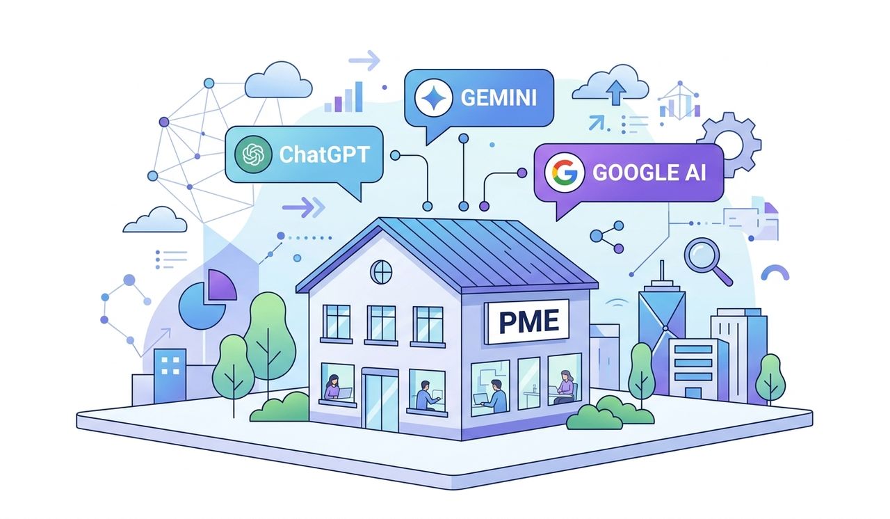 Être cité par ChatGPT, Gemini et les AI Overviews : la méthode PME